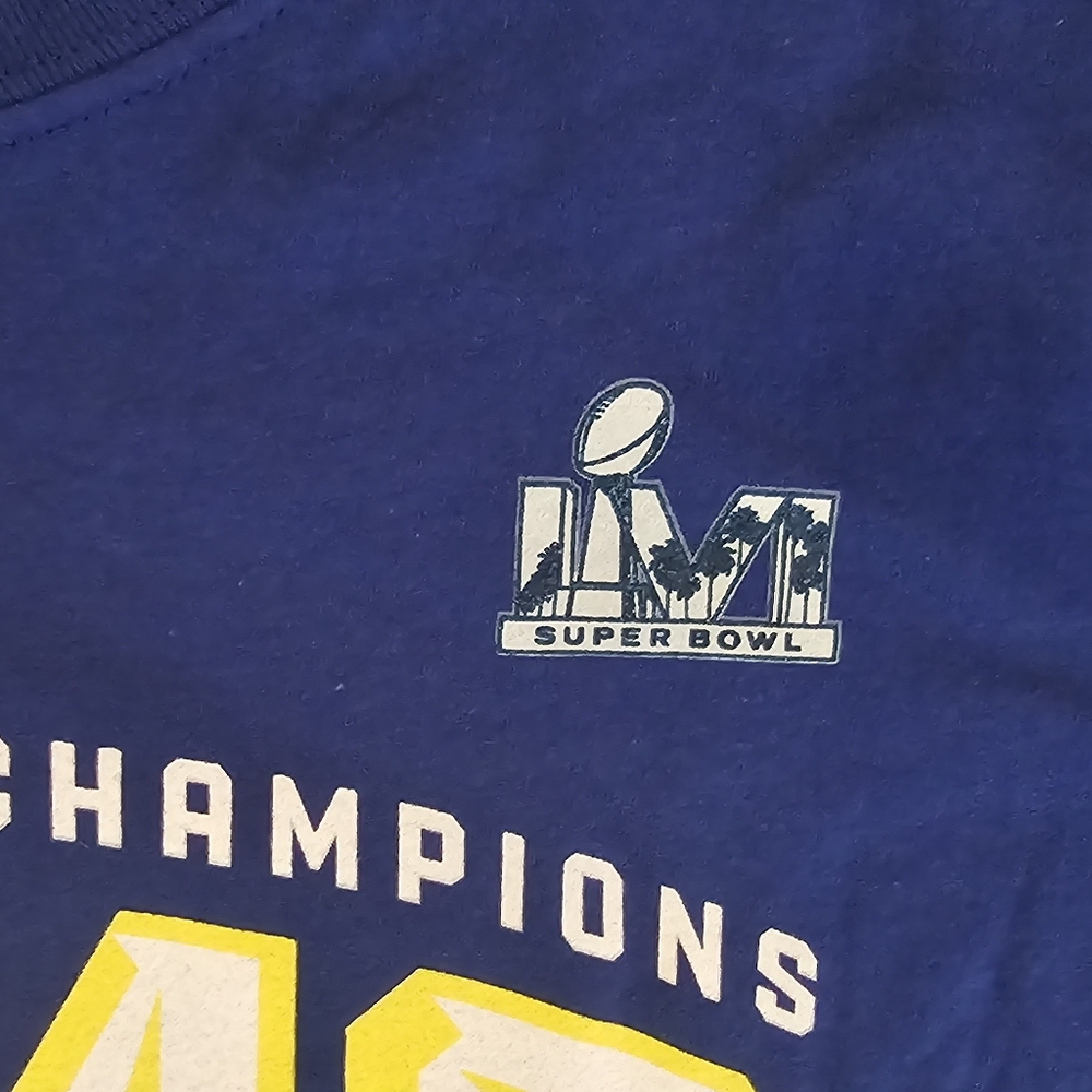 NFL Los Angeles Rams House‎ Super Bowl LVI. Fanatics Brand Mens Large. NWOT - Picture 4 of 6